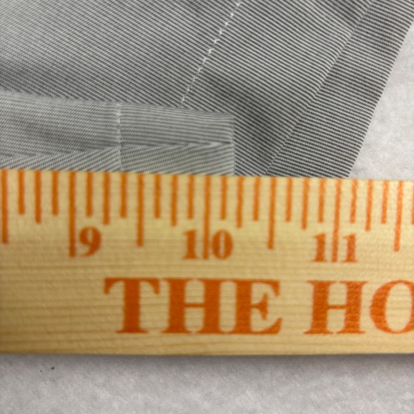 Mens Gray Micro Stripe Flat Front Golf Shorts Casual Performance Size 42 - Picture 9 of 16